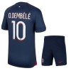 Oficiální Fotbalový Dres Paris Saint-Germain Dembele 10 Domácí 2023-24 pro Děti